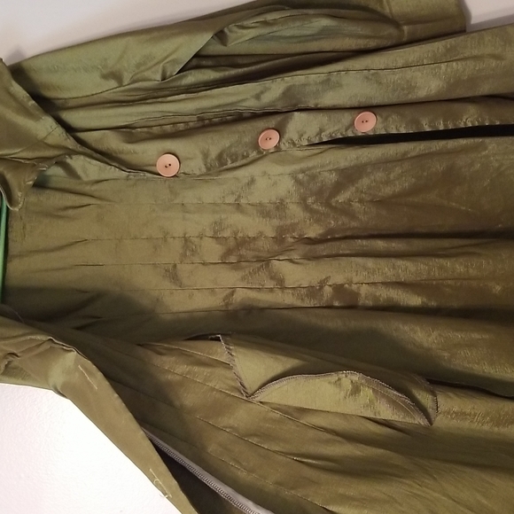 Vintage Green Metallic Shine Jacket - Picture 10 of 14